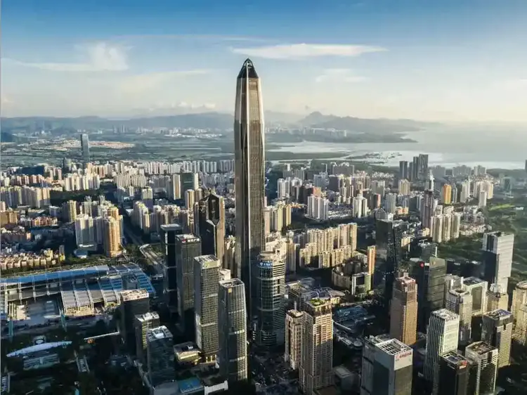 Vista aérea de Shenzen