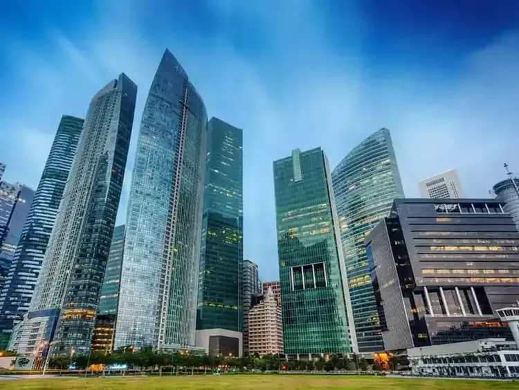 Vista da cidade de Singapura.